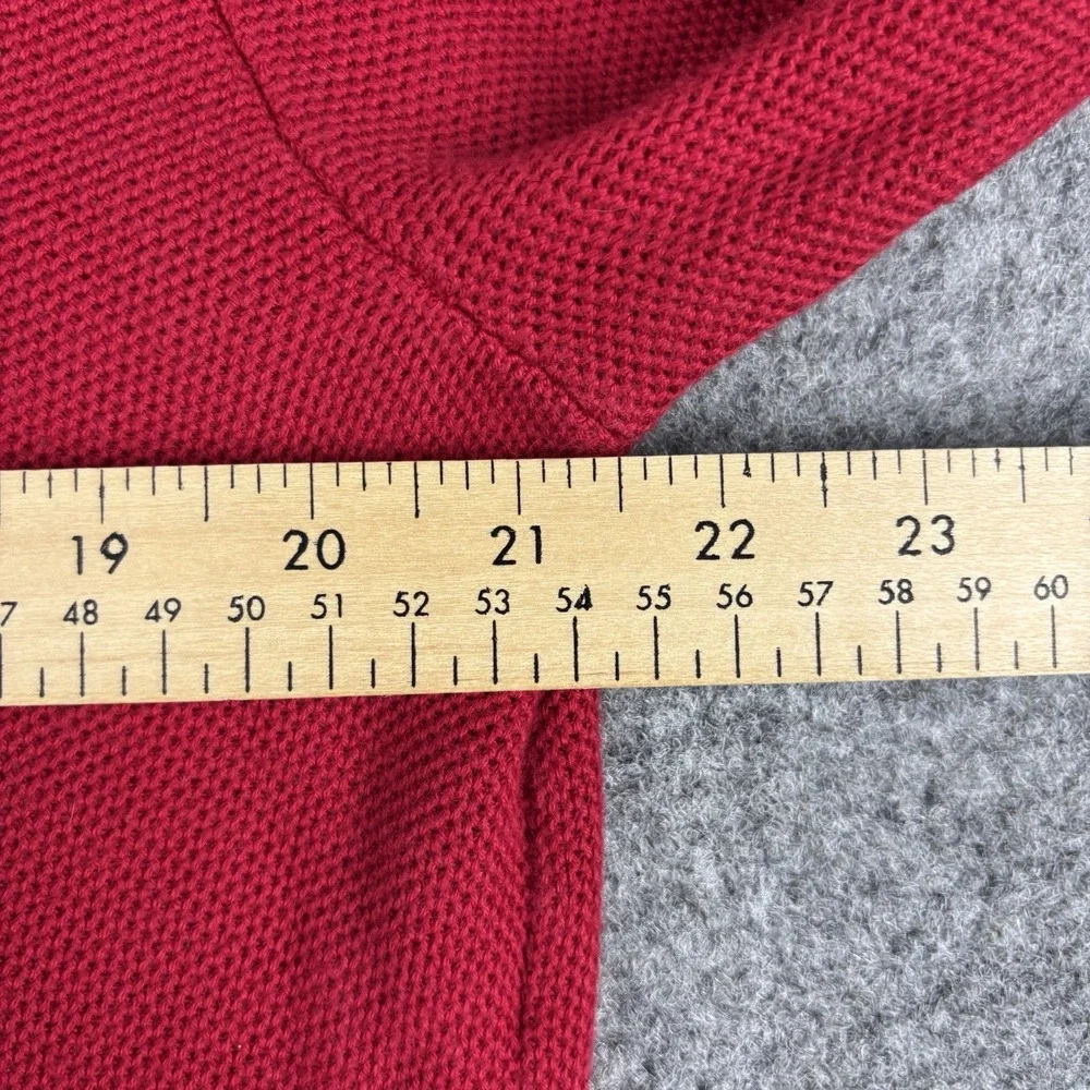 Polo Ralph Lauren Sweater Mens Xl Red Long‎ Sleeve Preppy Pima Cotton Casual